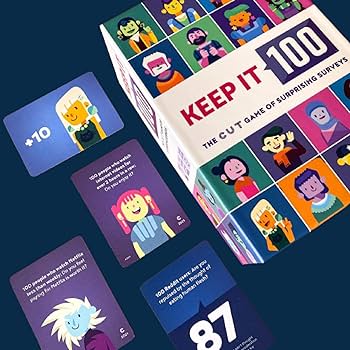 Cut-Games Keep It 100: Adult Party Social Intelligence Game