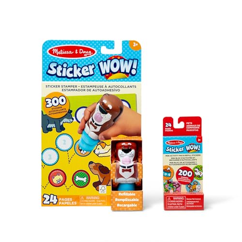 Melissa & Doug Sticker WOW Dog Bundle: 500 Stickers, Activity Pad