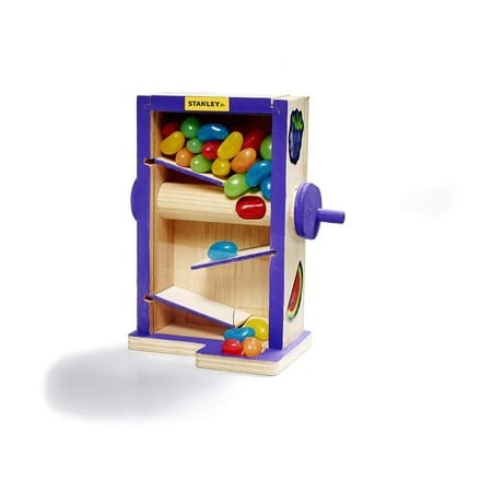 Stanley Jr DIY Candy Maze Kit, Wood Gumball Box, Ages 5-12 - packaging may vary