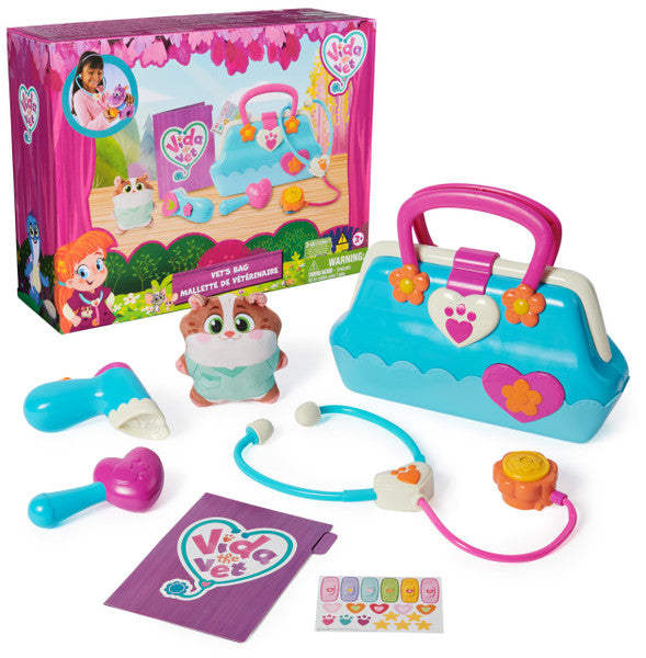 Vida the Vet Kit with Plush Toy & Stickers