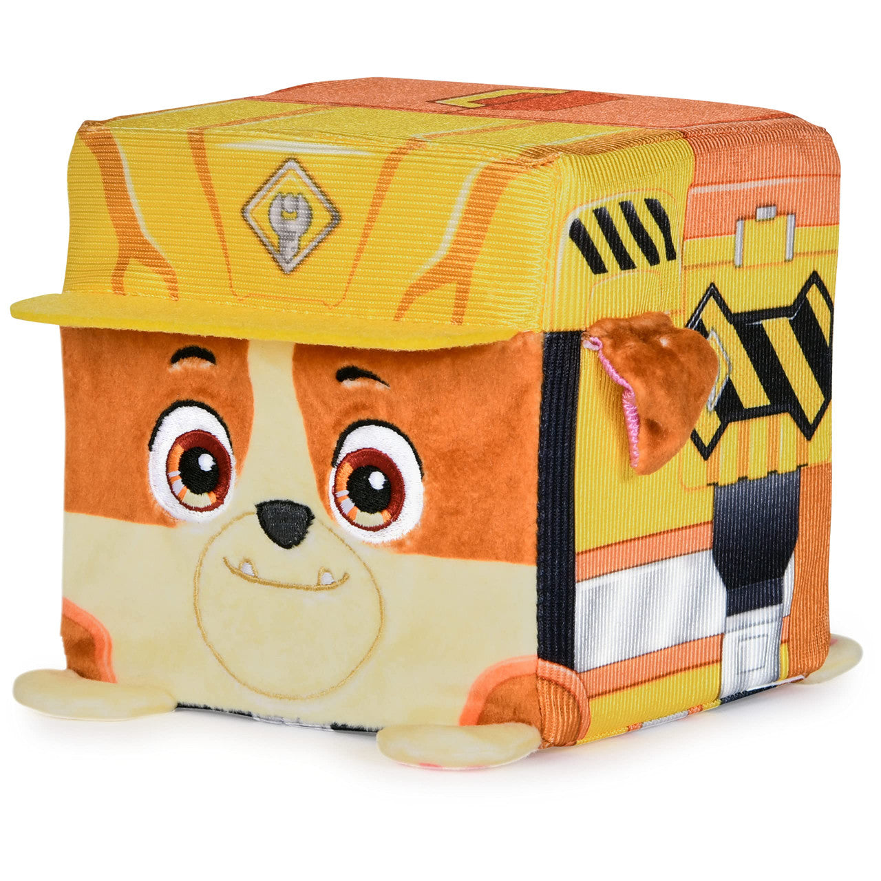 Rubble & Crew 4-Inch Cube-Shaped Rubble Plush Toy, Pack of 1