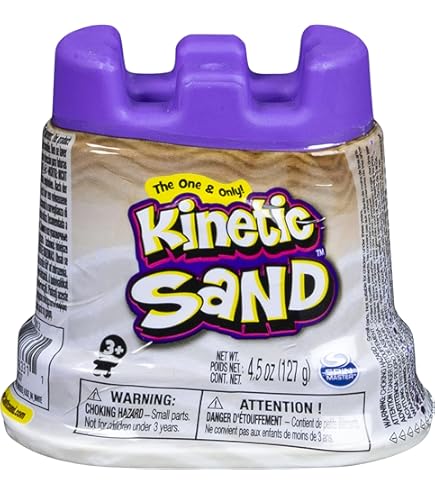 Kinetic Sand 4.5 Oz White Single Container