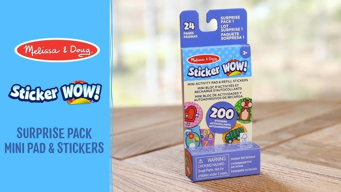 Melissa & Doug Sticker Wow! Mini pad with stickers - purchase stickers wow separately