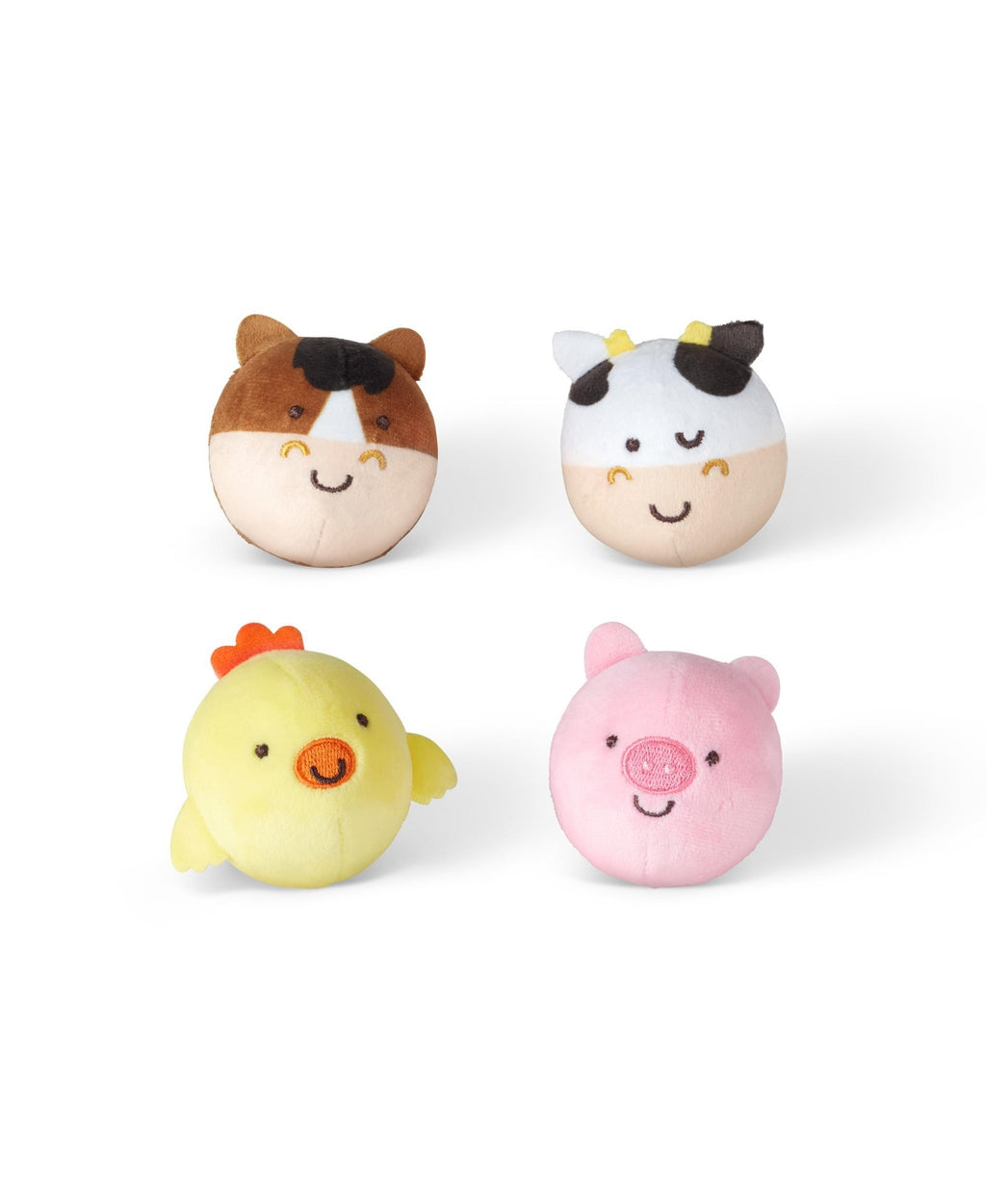 Melissa & Doug Rollables Farm Friends Toy, 4 Pieces, 11.75" H