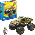 MEGA Monster Truck V8 Bomber Building Toy, 87 Pieces