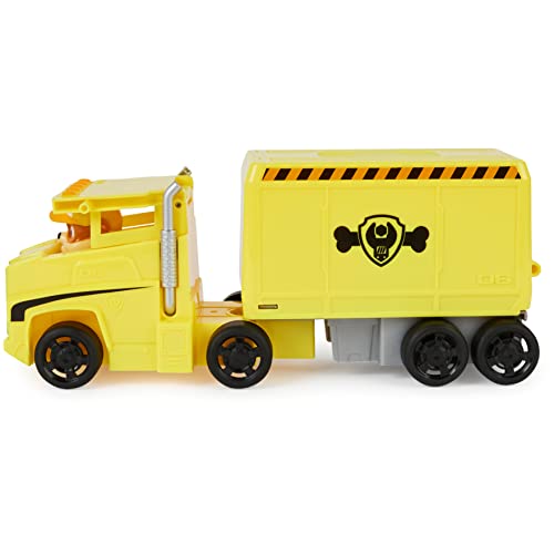 Paw Patrol Rubble Transforming Truck with Figure, Pack of 1
