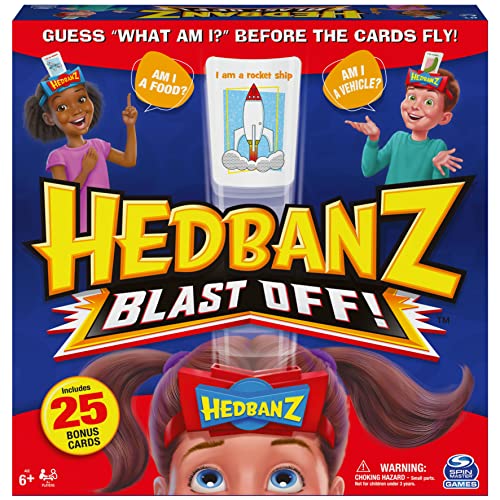 Spin Master Spiele Hedbanz Blast Off! Family Guessing Game