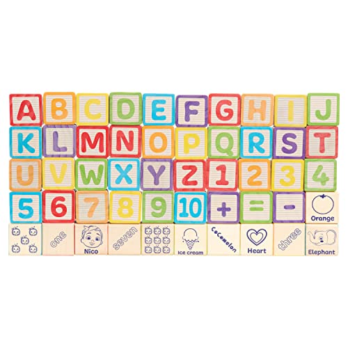 Cocomelon 51pc Wooden Block Set