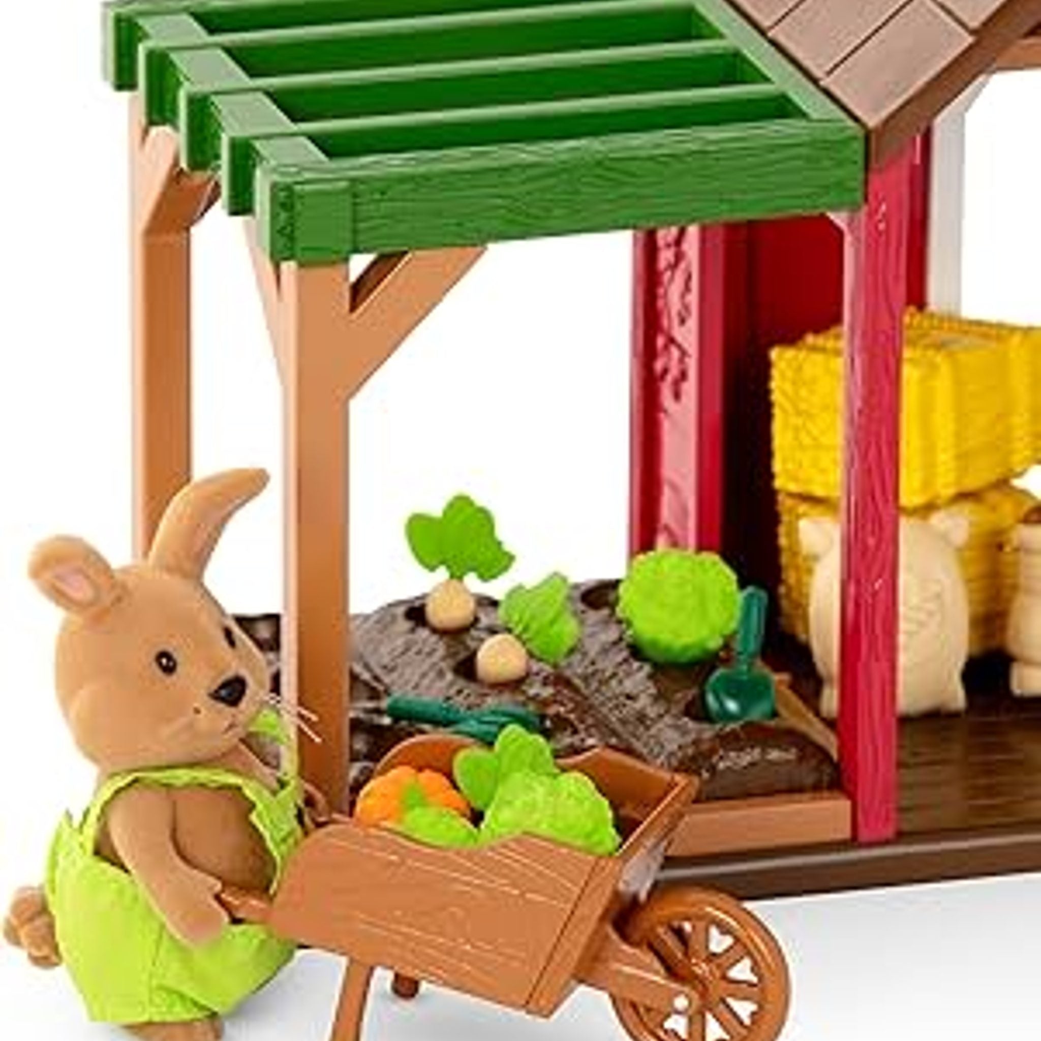 Lil Woodzeez Happy Harvest Farm Playset - 20 Pcs, Ages 3+