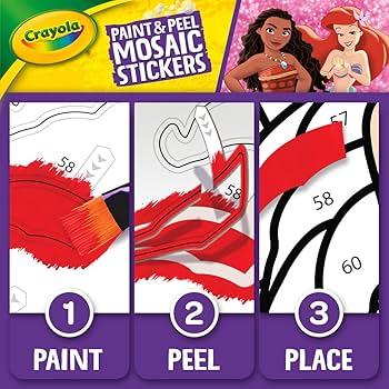 Crayola Paint & Peel Mosaic Stickers