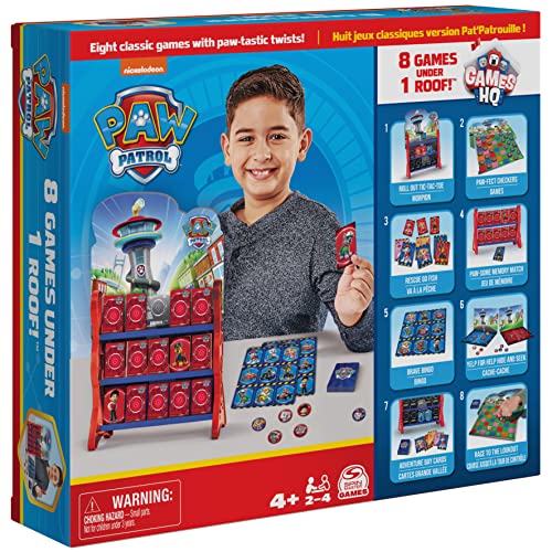 Spin Master-spellen PAW Patrol Games HQ Board Games for Kids