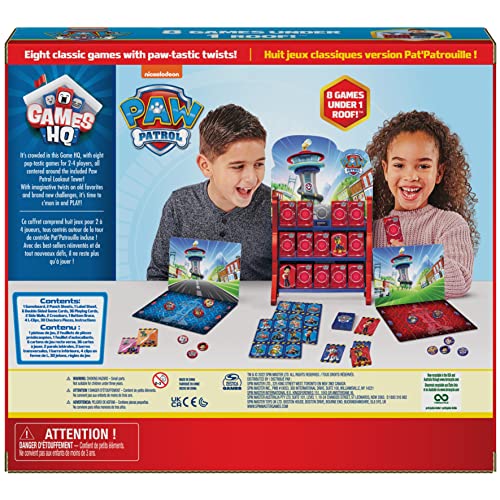 Spin Master-spellen PAW Patrol Games HQ Board Games for Kids
