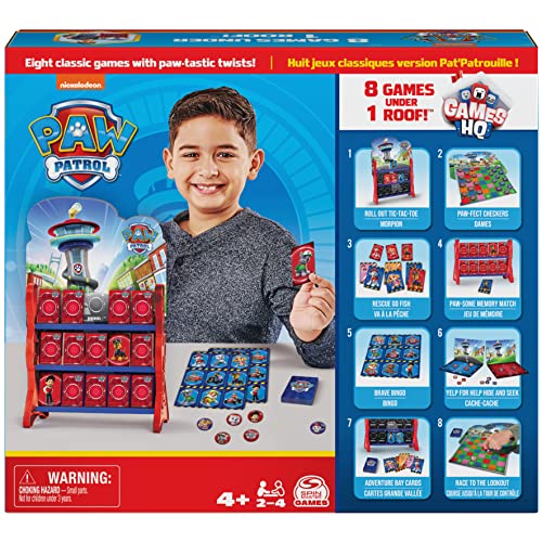 Spin Master-spellen PAW Patrol Games HQ Board Games for Kids