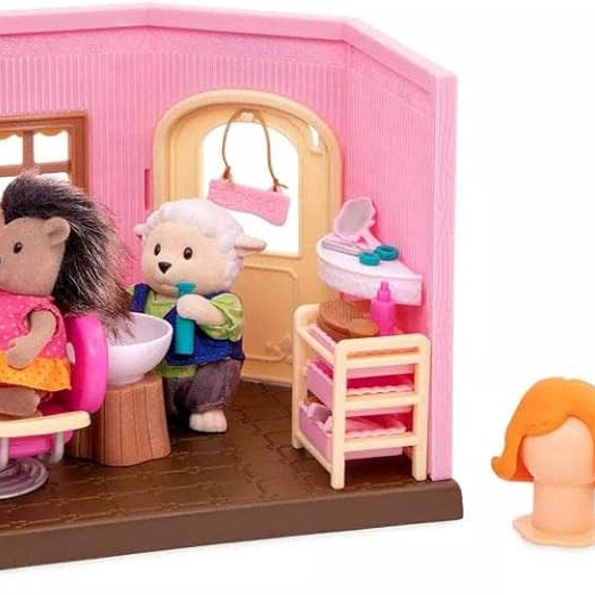 Lil Woodzeez Baabaa Spa & Hair Salon - Dollhouse Playset