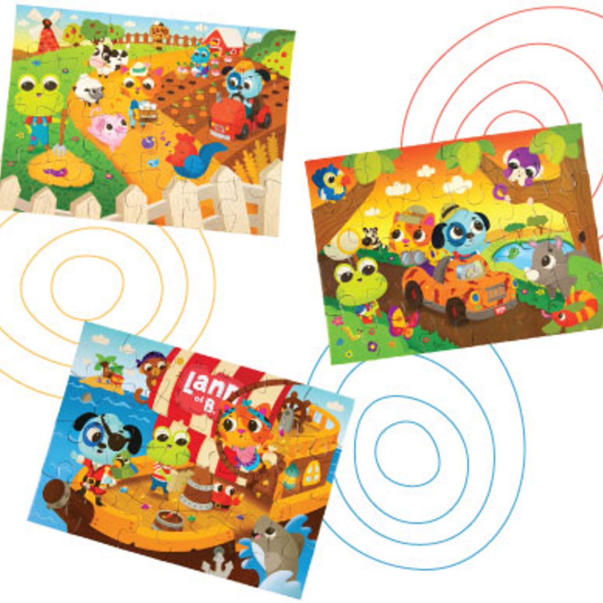 Land of B. Jigsaw Puzzles - 3 Kids Puzzle Adventures