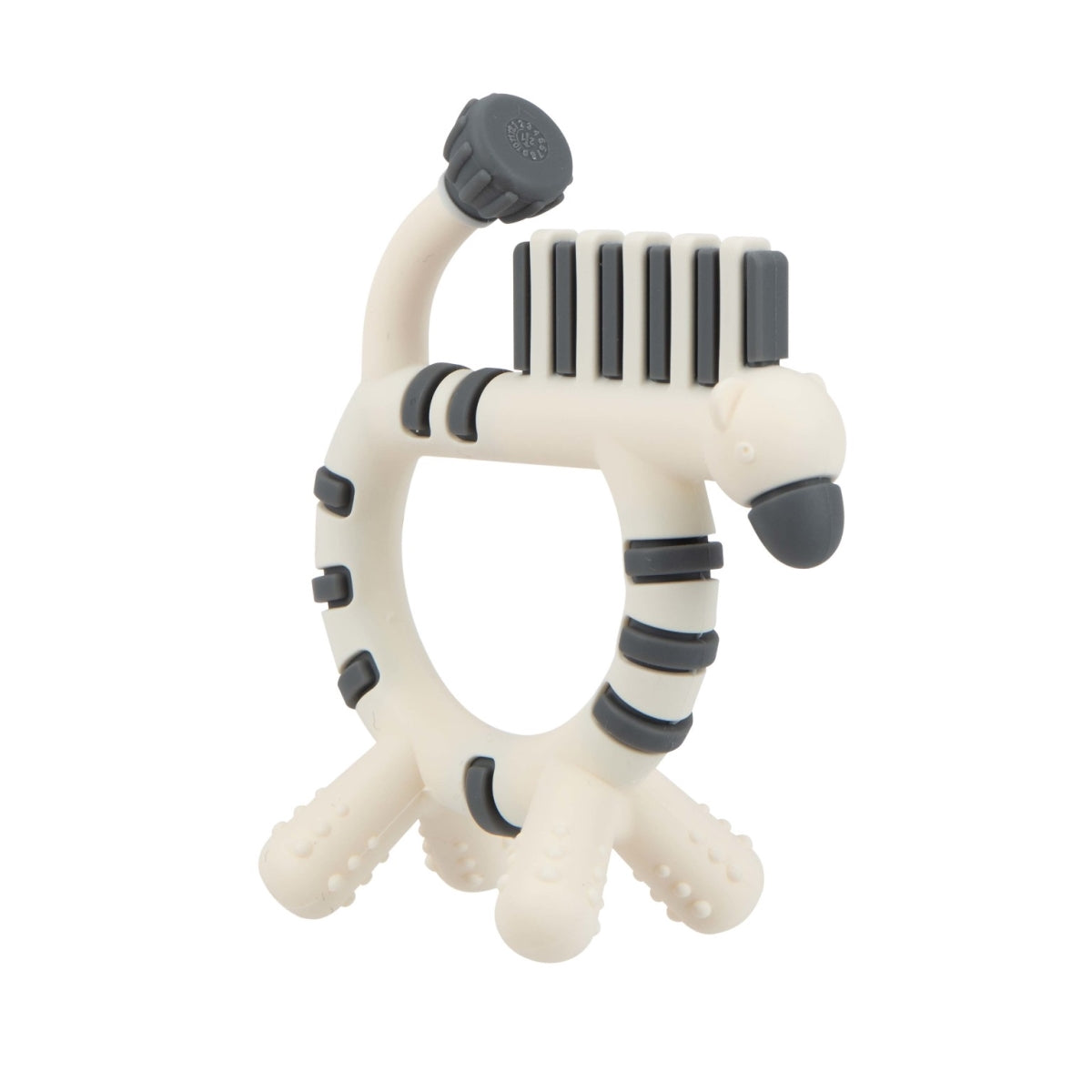 Nuby Zebra Geo Zoo Silicone Teethers