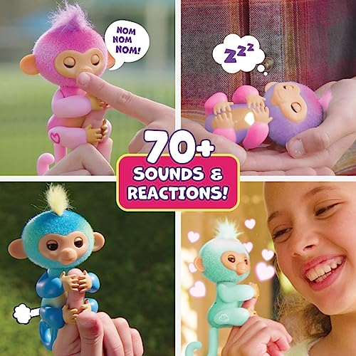 Wow Wee Fingerlings Interactive Baby Monkey Ava, Pack of 1