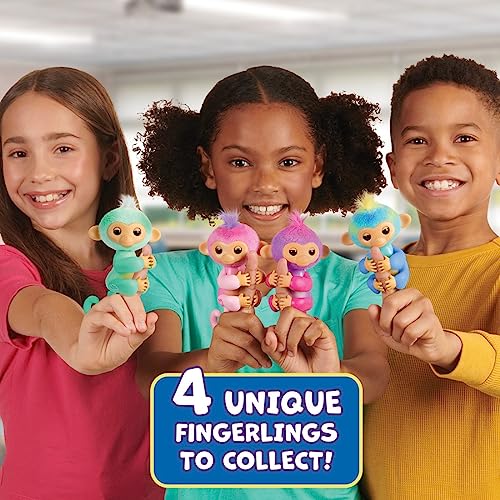Wow Wee Fingerlings Interactive Baby Monkey Ava, Pack of 1