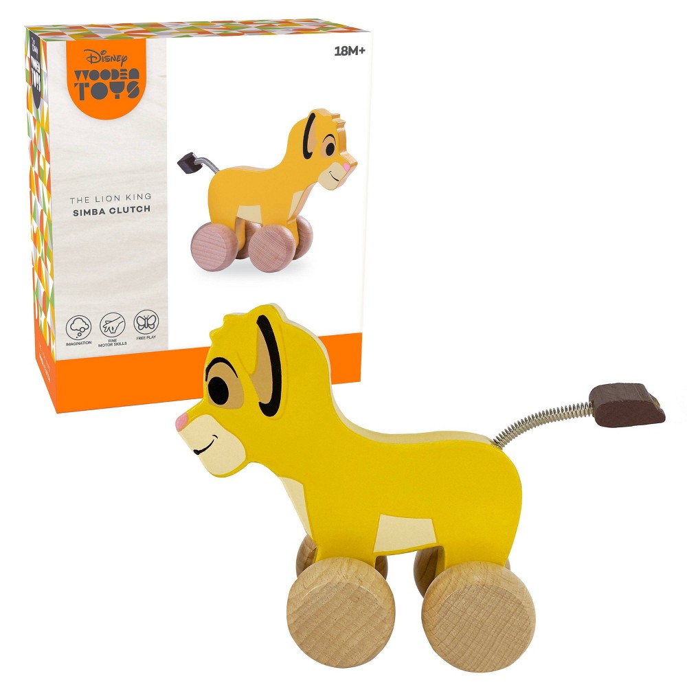 Disney Simba Wooden Clutch Toy, Ages 18M+