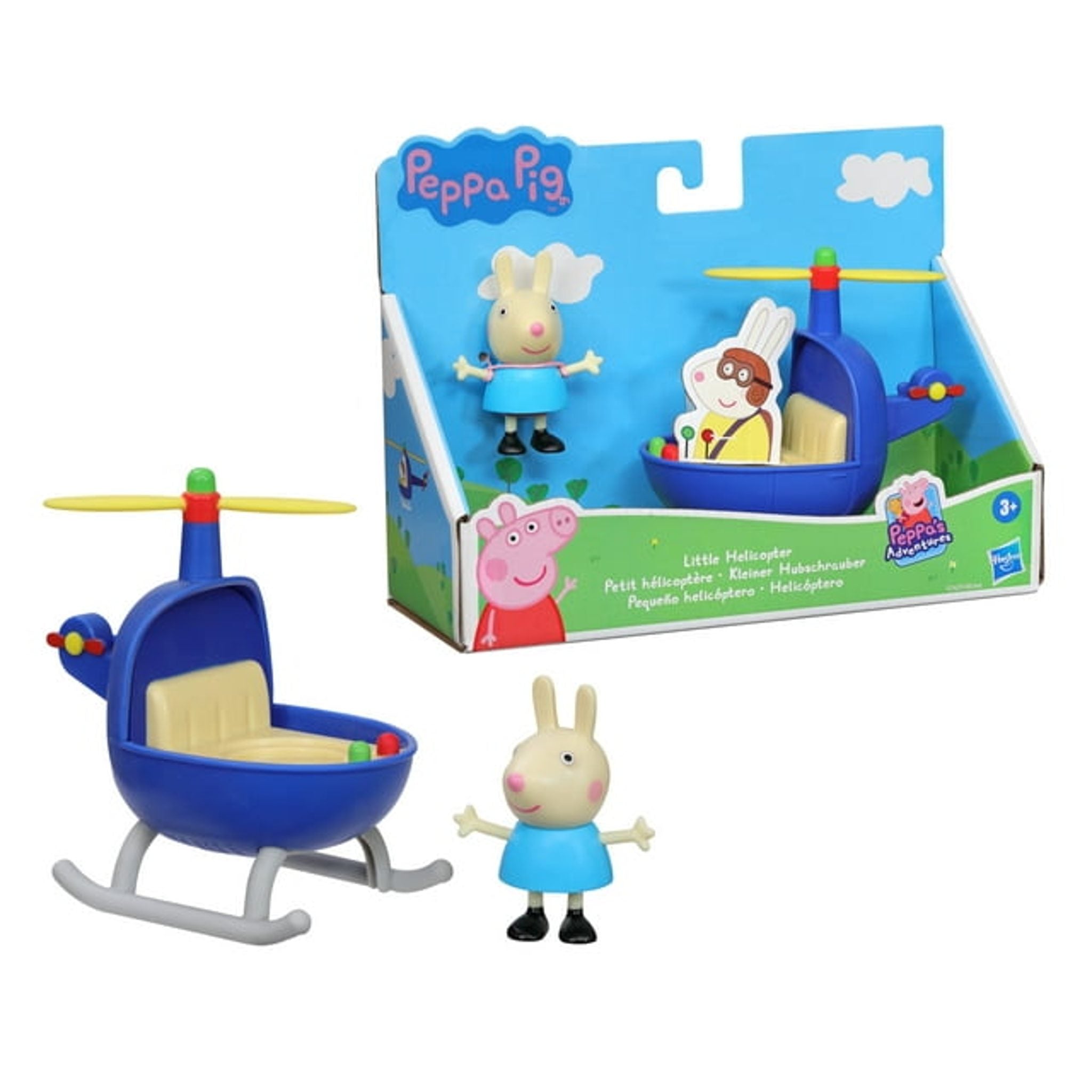 Peppa Pig Little Helicopter Toy with Rebecca Rabbit Figure