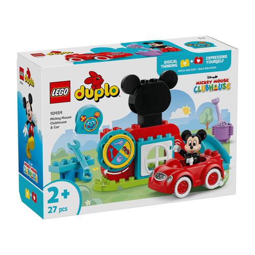 LEGO DUPLO Mickey Mouse Clubhouse Car Building Kit, 27 pieces