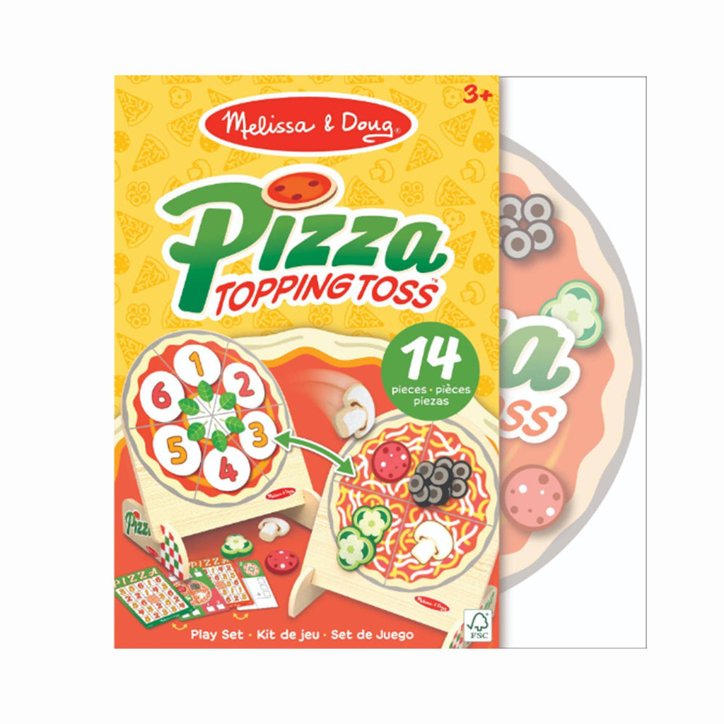 Melissa & Doug Pizza Topping Toss game
