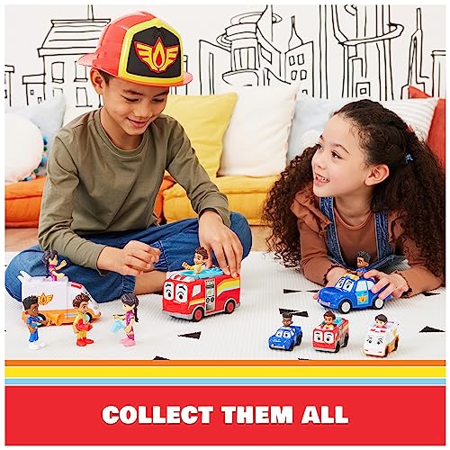 DC Comics Disney Firebuds Violet & Axl Ambulance Toy 2.85x7.64x3.3