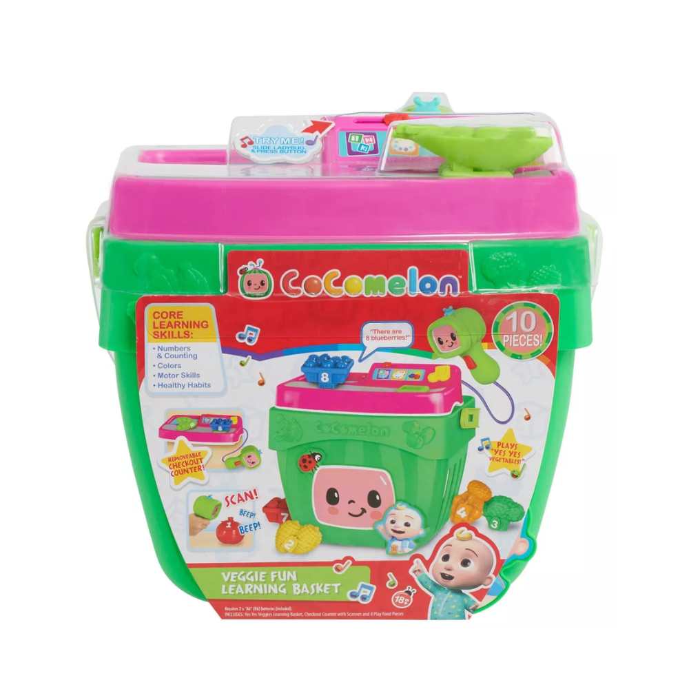 Cocomelon Veggie Fun Learning Basket 9.5" Pack of 1