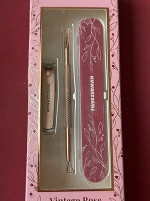 Tweezerman Vintage Rose Manicure Gift Set