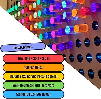 LITE BRITE Mini Interactive Art Set 92-pc., Multi