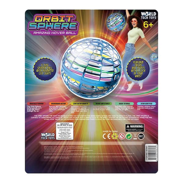 World Tech Toys Orbit Sphere Magic Hover Ball LED Lights