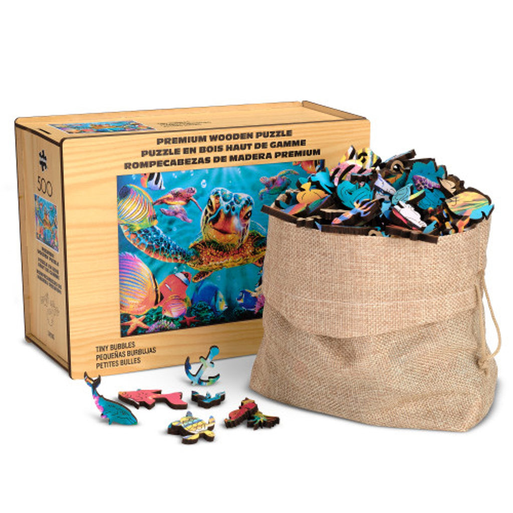 Buffalo Games Wood Puzzle: Tiny Bubbles Whimsy Pieces