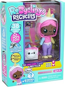 Recyclings Unicorn Cake Doll