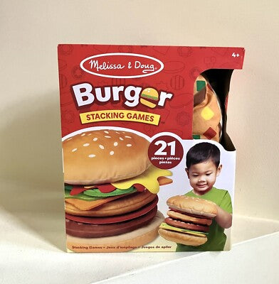 Melissa & Doug Burger Stacking Games
