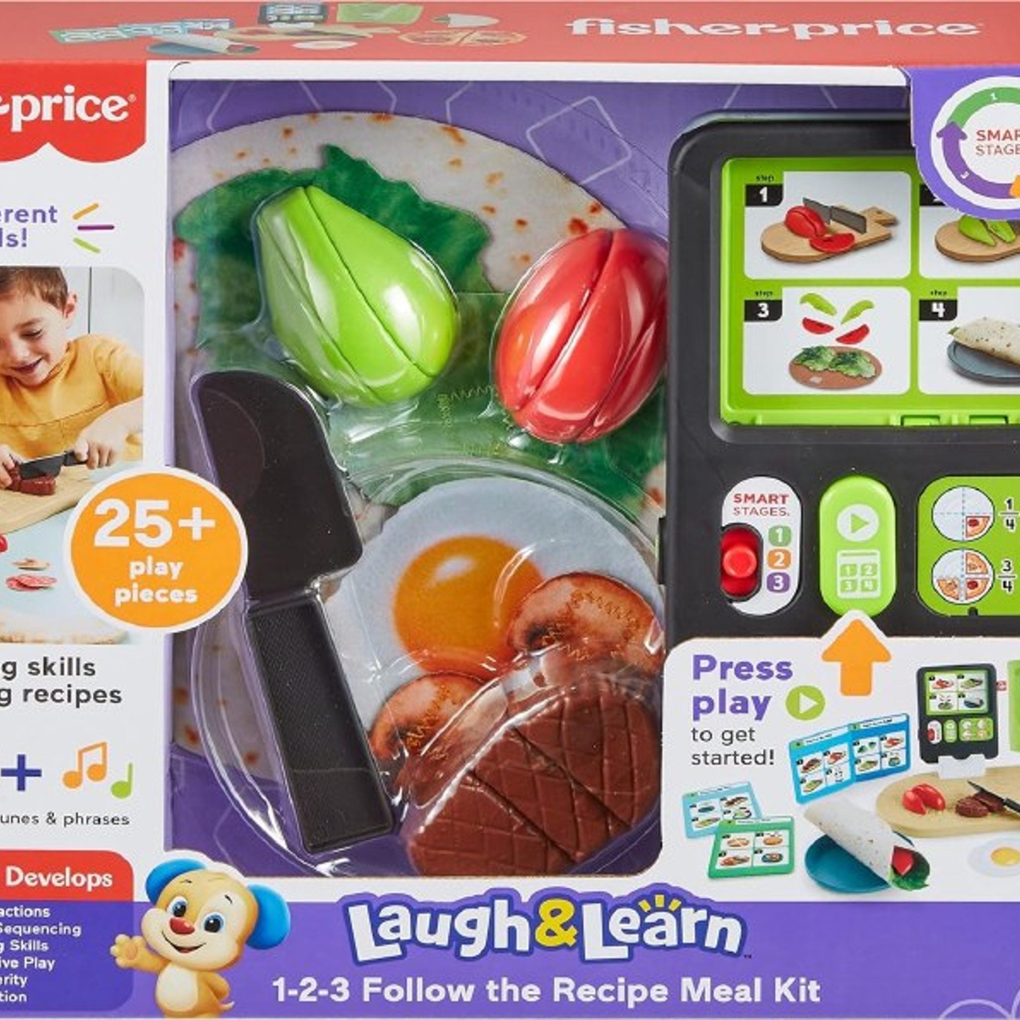 Fisher-Price Laugh & Learn Meal Kit Preschool Playset 30pc
