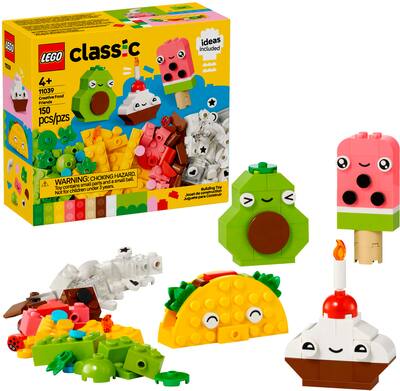 LEGO Classic Creative Food Friends - Educational Toy, Ages 4+