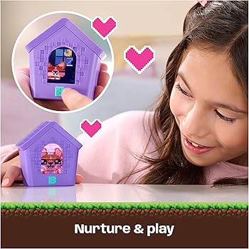 Bitzee Doghouse Interactive Toy, 15 Puppies, Digital Pet