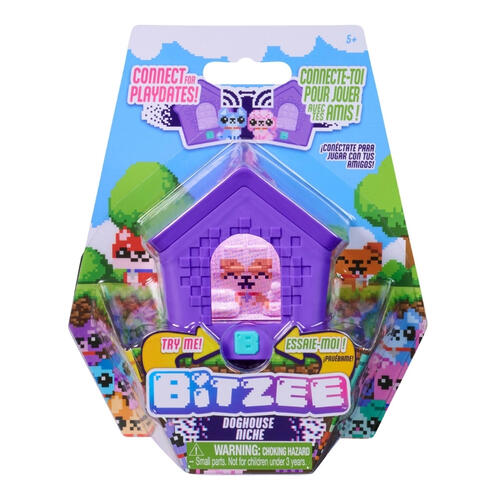 Bitzee Doghouse Interactive Toy, 15 Puppies, Digital Pet