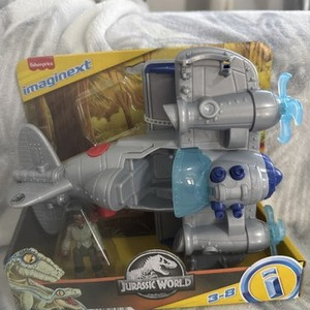 Fisher-Price Imaginext Jurassic World Dominion Kayla Watts & Plane