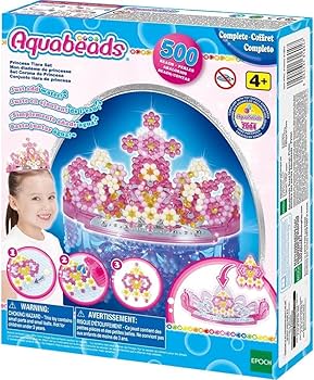 Aquabeads 3D Princess Tiara Set - Kids Crafts Kit