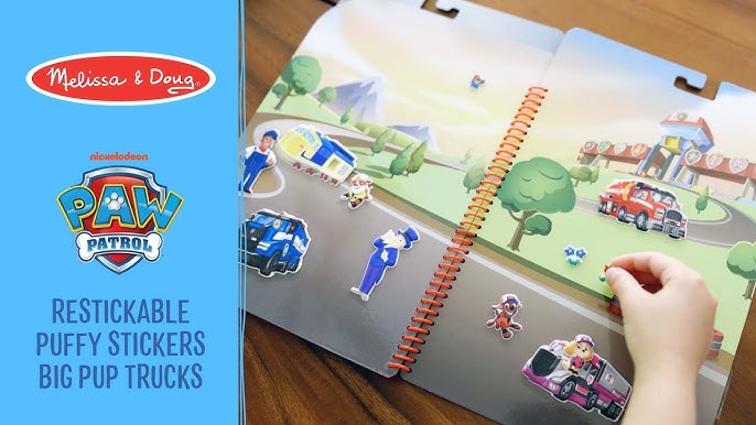 Melissa & Doug Paw Patrol Restickable Puffy Stickers - style may vay