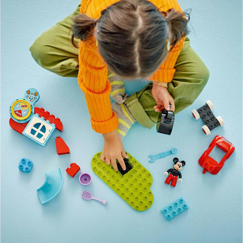 LEGO DUPLO Mickey Mouse Clubhouse Car Building Kit, 27 pieces
