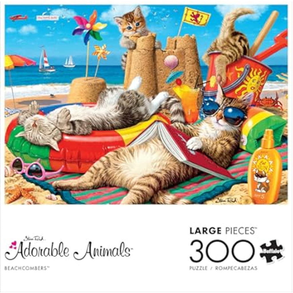 Buffalo Games Beachcombers 300 Piece Jigsaw Puzzle