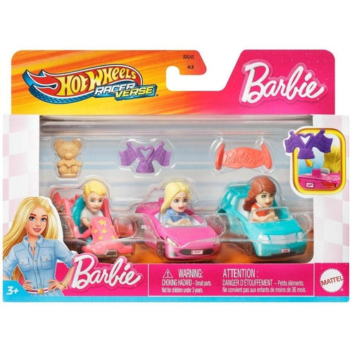 Hot Wheels Barbie Malibu Ken Teresa Diecast Car Set
