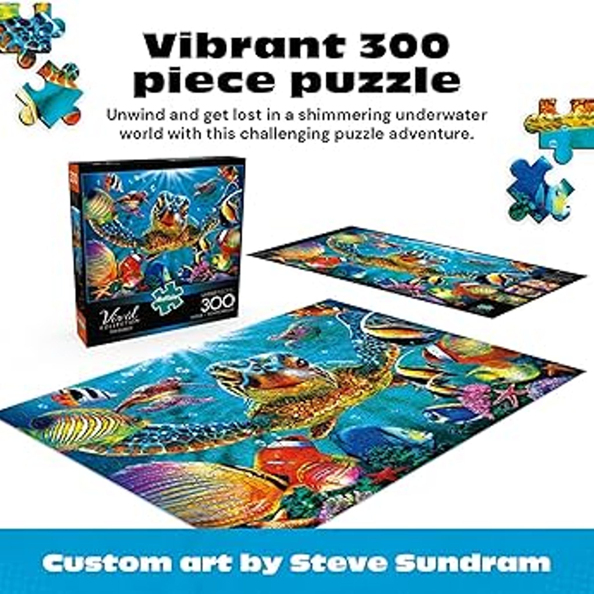 Buffalo Games Beachcombers 300 Piece Jigsaw Puzzle