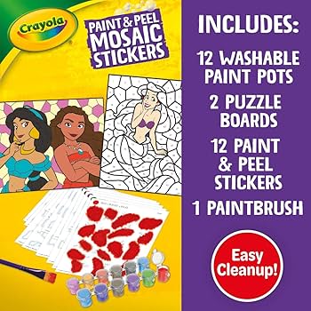 Crayola Paint & Peel Mosaic Stickers