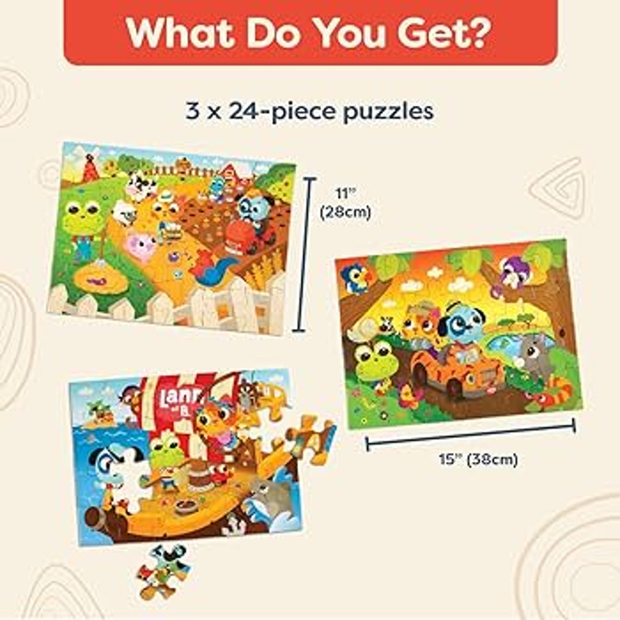 Land of B. Jigsaw Puzzles - 3 Kids Puzzle Adventures