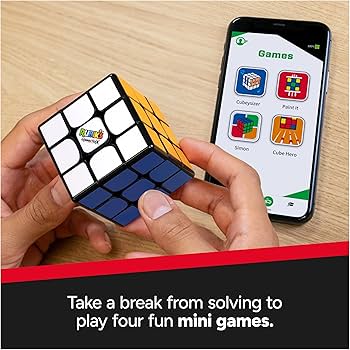 Rubik's ConnectedX Bluetooth 3x3 Cube, 6x2.63x7.5, Pack of 1