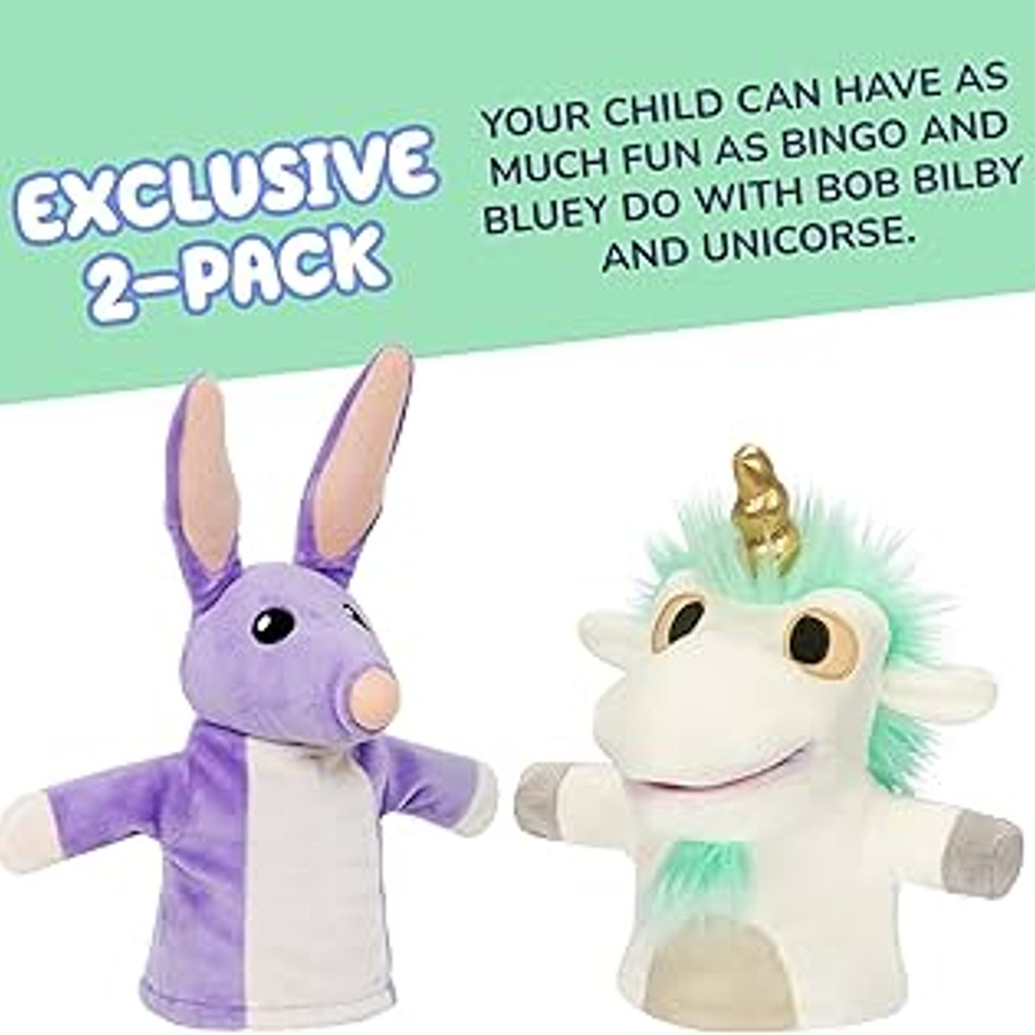 Bluey Bob Bilby 8" Plush Hand Puppet