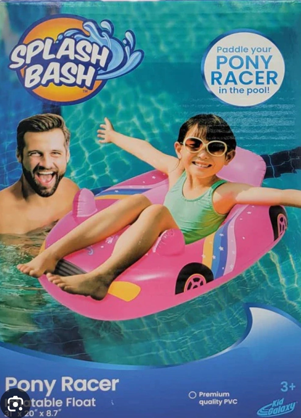 Splash Bash
Pony Racer Pool Float - Girls